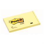 Memoblok Post-it 655 - 76 x 127mm i gul farve 12 pak